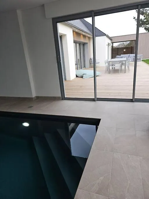 Villa La Greve Blanche Avec Piscine Interieure Plouguerneau Fransa