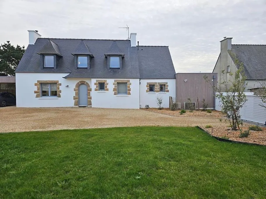Villa La Greve Blanche Avec Piscine Interieure Plouguerneau