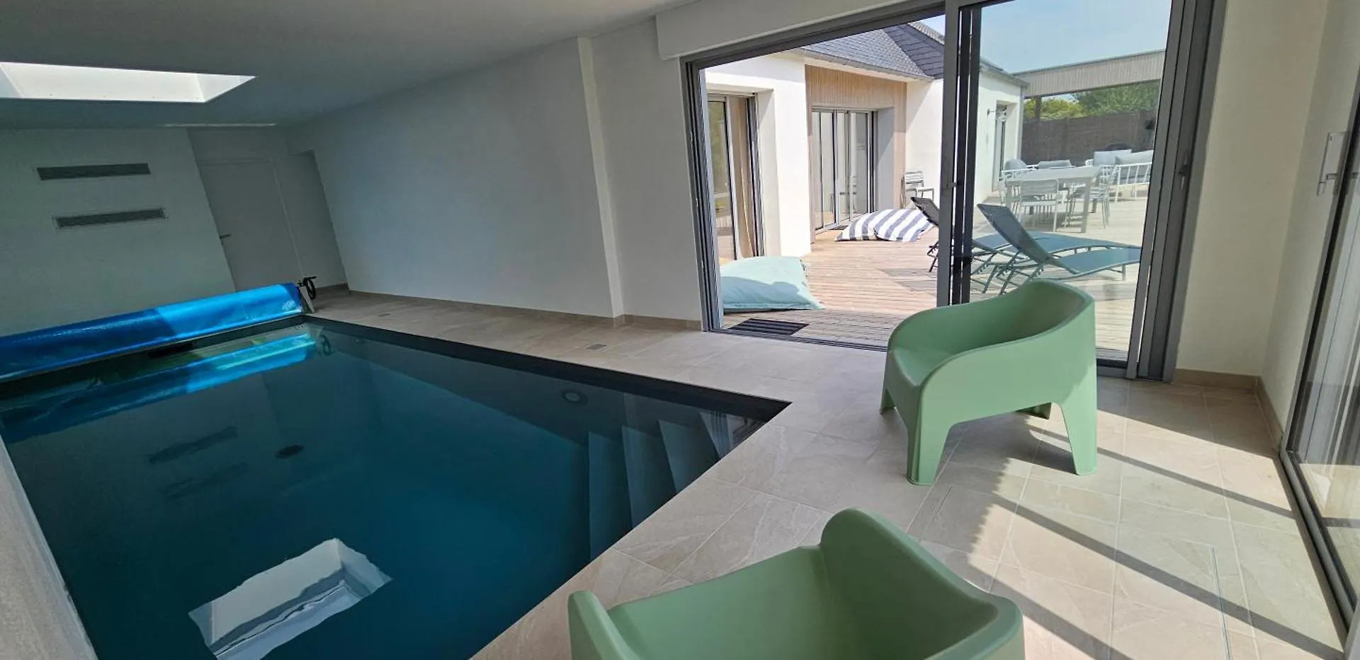 Villa La Greve Blanche Avec Piscine Interieure Plouguerneau